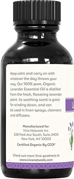 Naturals Organic Lavender Essential Oil Few Drops. BOOM.